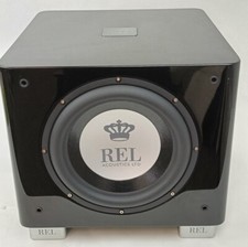 Rel T/9x Subwoofer High Gloss Black - Enclosure With Speaker (no Amplifier)