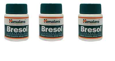 3 x Himalaya Bresol 180 Tabs für Wellness der Atemwege Ablaufdatum Mai 2027