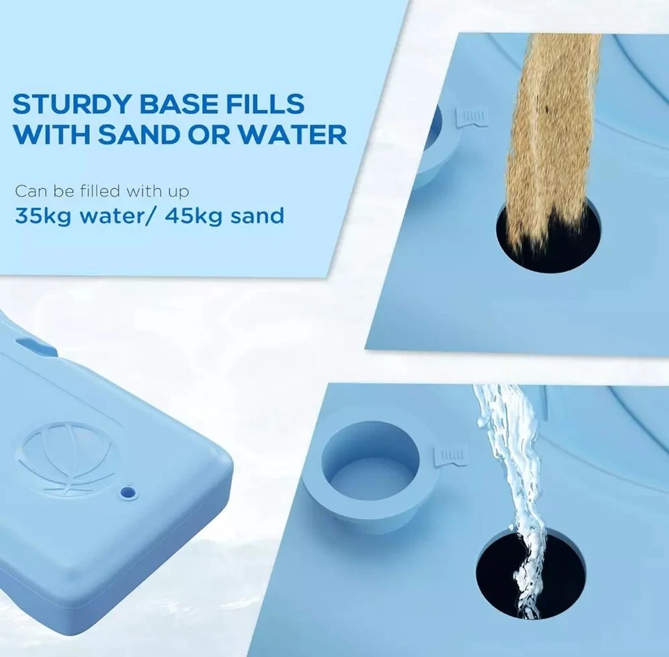 Aro de baloncesto lateral de piscina altura ajustable red tablero trasero juego de piscina Foto 4 de 4