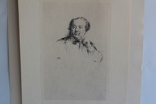 Marcellin DESBOUTIN Drypoint Engraving Portrait Hippolyte Babou (69510)