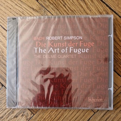 Bach*  Robert Simpson The Delmé String Quartet - The Art Of Fugue CD New Sealed