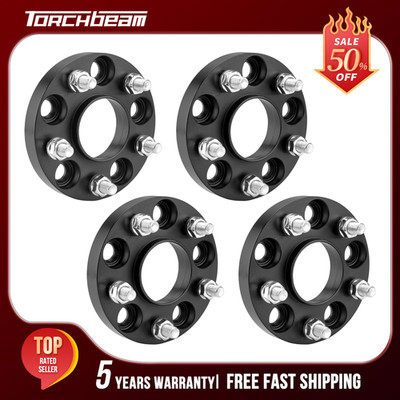 4Pcs 20mm 5x4.5 5x114.3 Hub Wheel Spacers M12x1.5 For Mitsubishi Hyundai Mazda