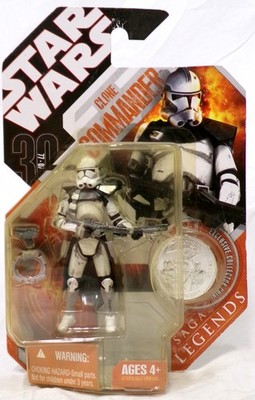 Hasbro Star Wars 30th Jubiläum Sammlung Clone Commander 3.75 '' Figur Neu