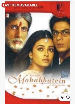 Mohabbatein (Hindi DVD) (2000) (English, Arabic Subtitles) (Original DVD)