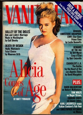 1996 Vanity Fair September - Alicia Silverstone; Otis Chandler