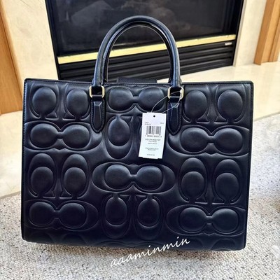 NWT Coach Maggie Tote Bag In Signature Leather CY672 | eBay