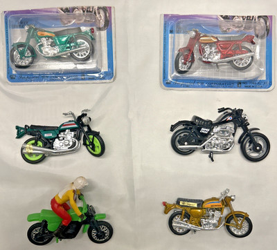 Set of 6+1 Rider Supercycle 750cc Kawa Yamaha Honda Kidco Playpower Motorcycles