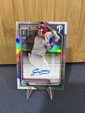 2024 Bowman Chrome Prospect Refractor Auto Eduardo Tait/499 #CPA-ET