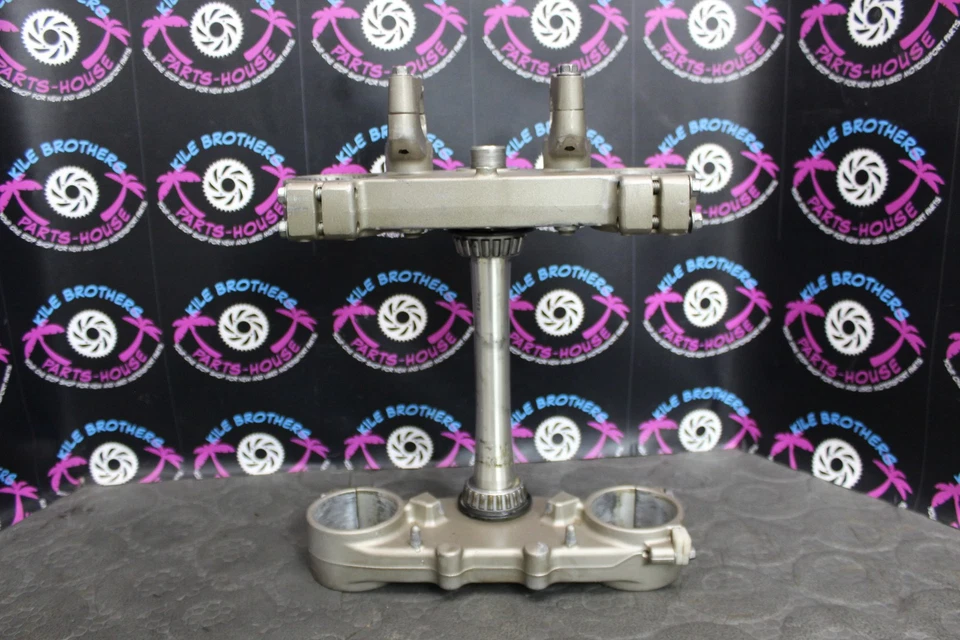 Yamaha YZ450F 2006 06-14 YZ250 OEM horquillas delanteras abrazaderas de vástago de árbol triple Foto 4 de 4