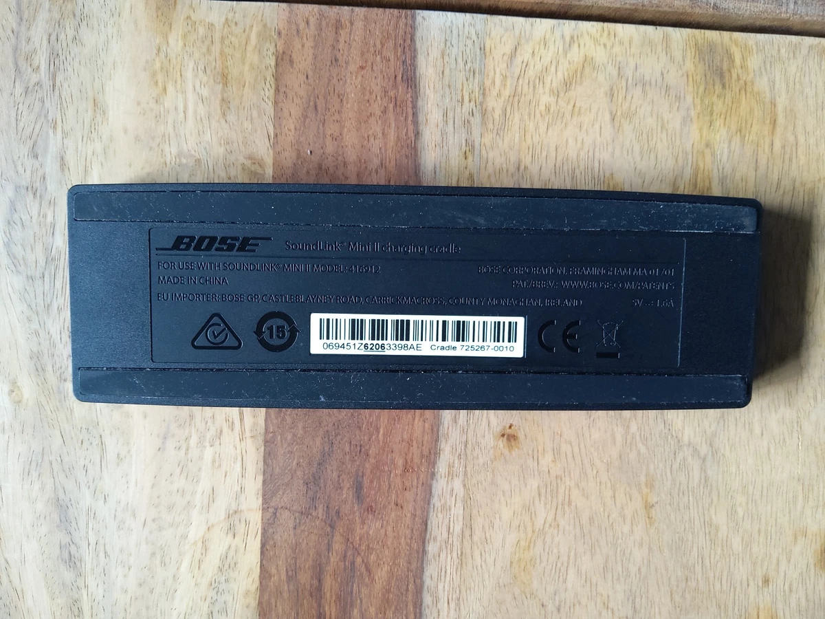 Bose Soundlink Mini 2 Ladestation charging cradle schwarz black TOP