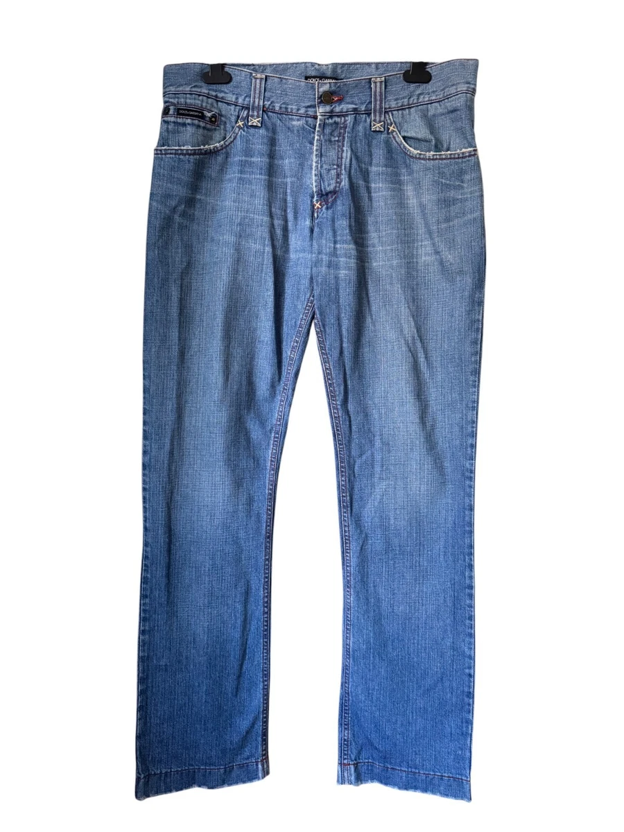 パンツ 00's Dolce & Gabbana blue straight denim Dolce&Gabbana Regular 36 Size Jeans for Men for sale | eBay
