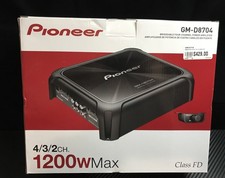 Pioneer GM-D8704 4 Channel Car Amplifier 4/3/...