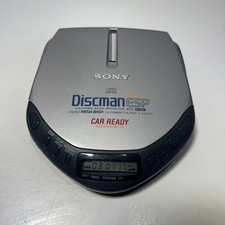 Sony Discman D-E307CK Portable CD Player Car Ready AVLS Mega Bass ESP Tested
