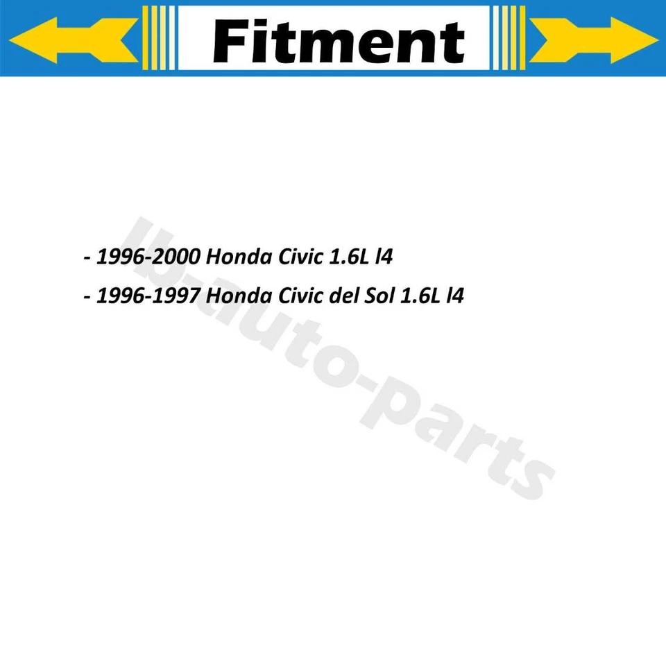 Conjunto de manguera de calefacción 1x para Honda Civic del Sol 1996-1997 Dorman HVAC Foto 2 de 4