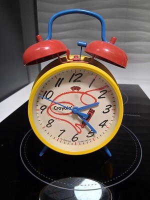 Crayola Alarm Clock Vintage