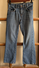 The Children's Place Boys Bootcut Jeans Size 7 Snap Zip Closure Adjustable Waist