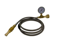 Transfill / Homefill to CGA-540 Oxygen Tank 72" 3,000 PSI Special Connector
