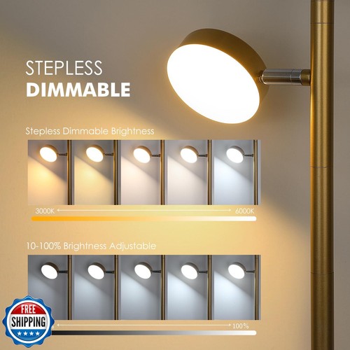 LED Tree Floor Lamp,Modern Floor Lamp with Remote and Touch Control, 4 Color - Picture 2 of 5