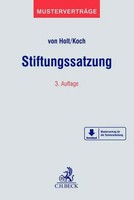 Stiftungssatzung | Thomas Von Holt (U. A.) | Deutsch | Taschenbuch | Kartoniert