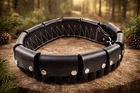 Black Leather 12GA Shotgun Shell Belt – 30 Loops