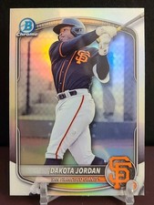 2025 Bowman Draft Chrome Dakota Jordan Refractor #BDC-139