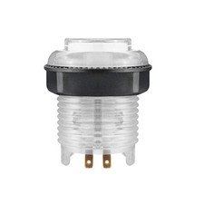 1 sztuka podświetlany przycisk LED, nakrętka 28 mm z 4-biegunowym kablem świetlnym 9583