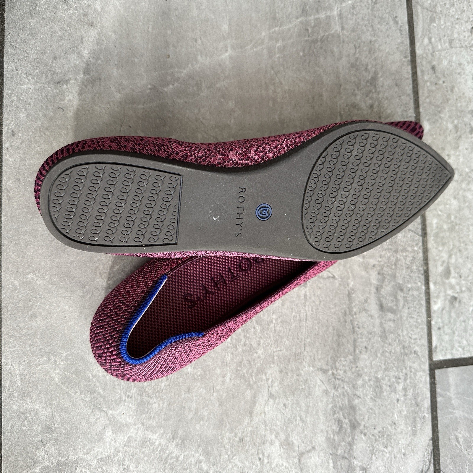 Rothys The Point Fig Python Snake Print Toe Limit… - image 7