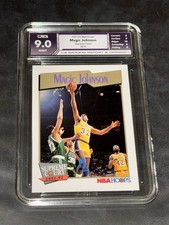 1991-92 NBA Hoops - Supreme Court Magic Johnson #473 C3 Graded MINT 9