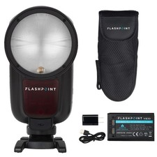 Flashpoint Zoom Li-Ion X PRO R2 TTL Round Flash For Canon, Godox V1Pro C No Sub