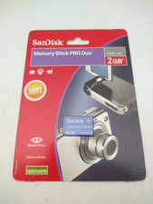 SanDisk 2GB Memory Stick Pro Duo Memory Card  Sony PSP/Camera  NEW, SEALED