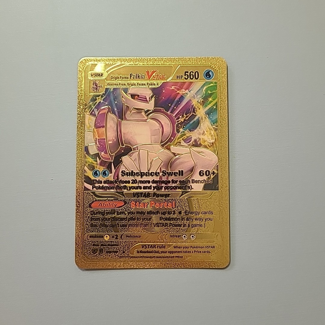 Palkia VSTAR Origin Forme 208/189 🔥 Pokemon Gold Foil Card Fan Art 🔥