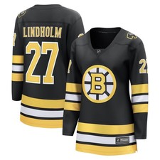 Women's Fanatics Hampus Lindholm Black Boston Bruins Home Breakaway Player