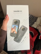 Insta360 X3 360 Waterproof Action Camera Black USB-C Digital Camera
