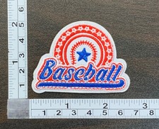 Baseball Embroidered Iron On Patch
