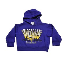 Vintage Minnesota Vikings Sweatshirt Toddler 18M Purple NFL Football Rock U