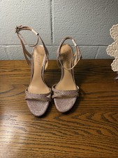 Jewel Badgley Mischka Arianna Shimmer Platform Heels Size 7 New w/ Box