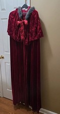 Red Velvet Cloak From Spirit Great For Cosplay/Renaissance Costumes/Halloween