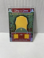 2025 Leaf Kareem Abdul-Jabbar Glory Of The Game Let The Record Show #LR-10 /35