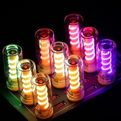 Spiral USB LED Filament Touch Dimming Bulb 5V Retro LED Bulbs 1W Night Light