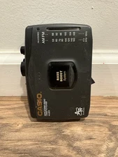 Vintage Casio Portable AM/FM Stereo Cassette Player Model AS-301R