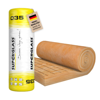 Klemmfilz Superglass, Spannfilz 032 035 Dachdämmung Dämmung Dach Mineralwolle