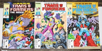Image Transformers The Movie 40th Anniversary #1-3 COMPLETE FACSIMILE SET -