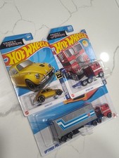 Hot Wheels Transformers Optimus Prime  BumbleBee Lot of 3 Track Fleet Mainline
