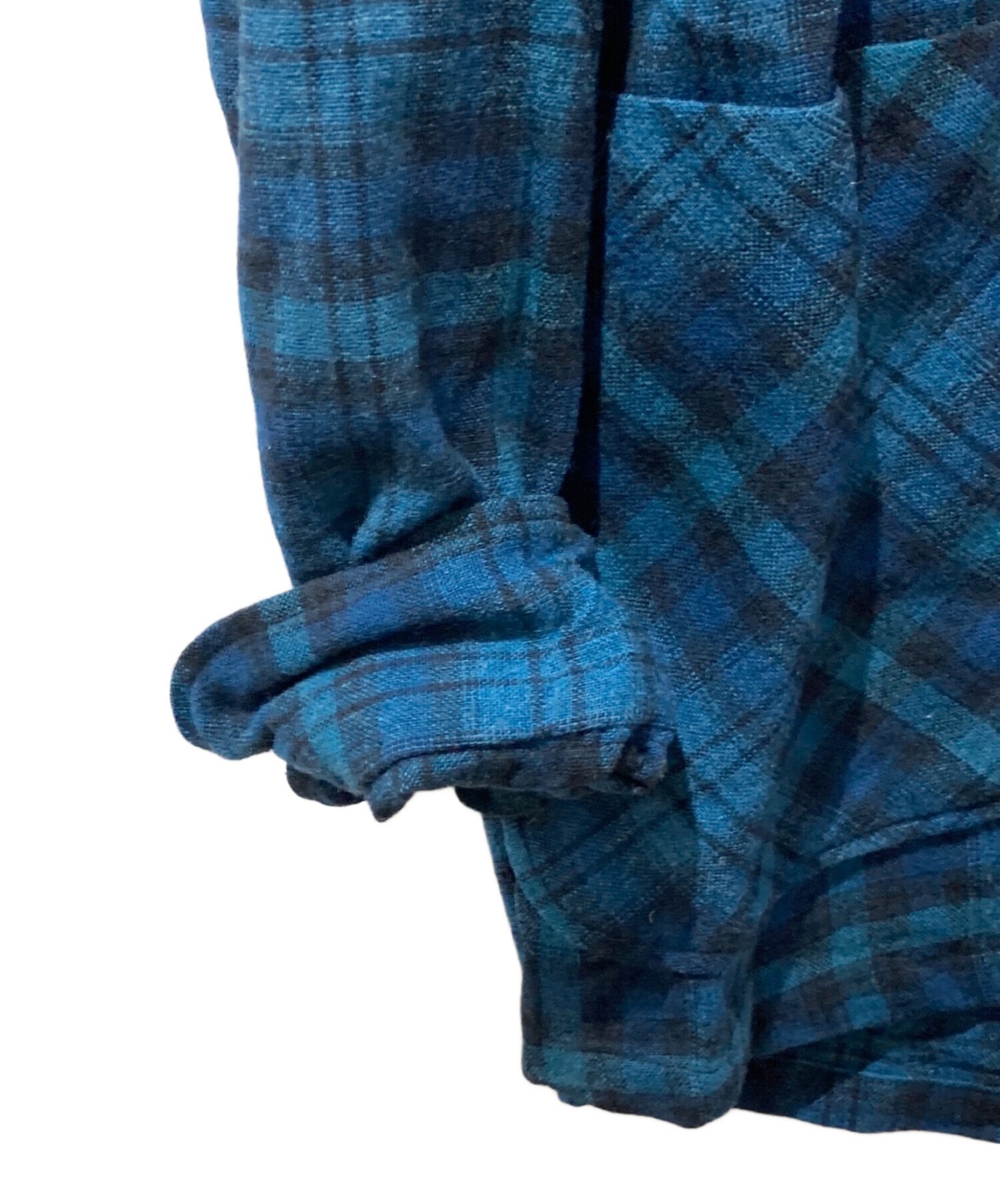 PENDLETON 60's wool check unconstructed jacket Si… - image 5