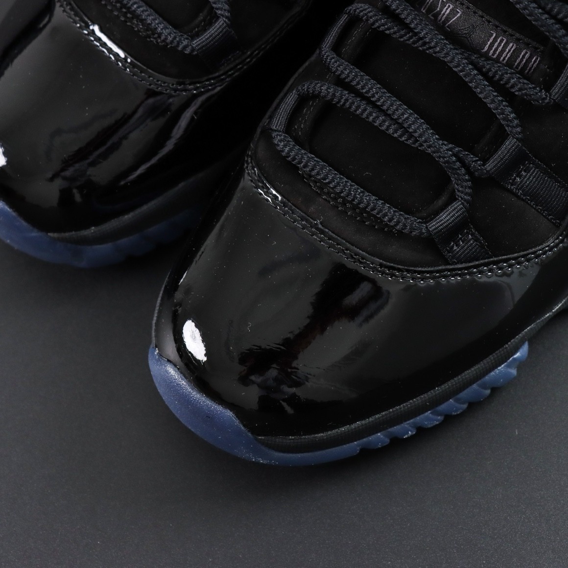 Jordan 11 Retro Black on Black Sneakers Patent Suede Size 13 Men  136046-000 Jordan 11 Retro  main image 4