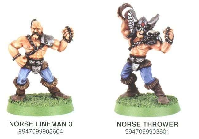 Warhammer: Blood Bowl - Blitzer nórdico (op metal) linieros, catcher, lanzador Foto 2 de 4