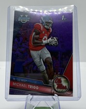2023 Bowman U Chrome 1st Michael Trigg Purple Mini Diamond Refractor /399