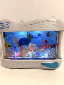 Baby Einstein Great Barrier Reef Soother Aquarium Music/Lights/Scrolls No Remote