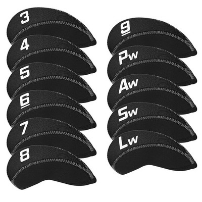 Craftsman Golf 11 Teile/Set schwarz Neopren Eisen für Standard Eisen, 