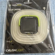 Goal Zero CRUSH LIGHT Collapsible 60 Lumens Solar Lantern USB Rechargeable